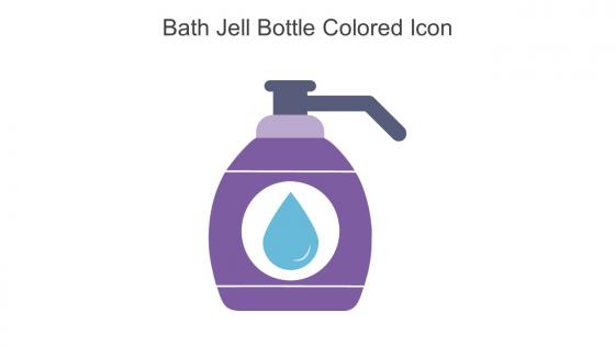 Bath Jell Bottle Colored Icon In Powerpoint Pptx Png And Editable Eps Format