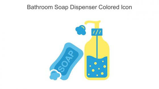 Bathroom Soap Dispenser Colored Icon In Powerpoint Pptx Png And Editable Eps Format