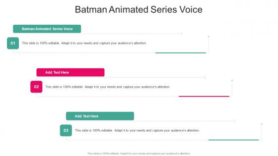 Batman Animated Series Voice In Powerpoint And Google Slides Cpb