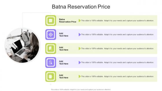 Batna Reservation Price In Powerpoint And Google Slides Cpb