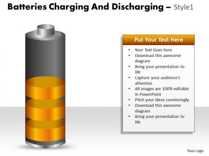 Batteries charging and discharging style 1 23