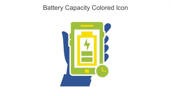 Battery Capacity Colored Icon In Powerpoint Pptx Png And Editable Eps Format