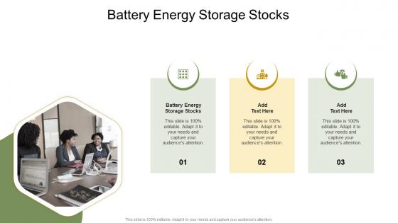Battery Energy Storage Stocks In Powerpoint And Google Slides Cpb