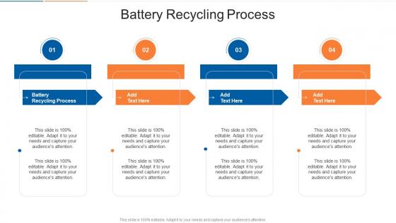 Battery Recycling Process In Powerpoint And Google Slides Cpb