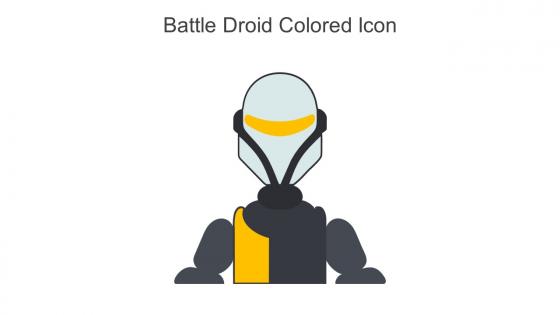 Battle Droid Colored Icon In Powerpoint Pptx Png And Editable Eps Format