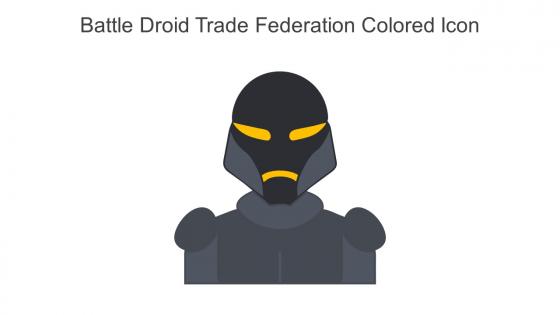 Battle Droid Trade Federation Colored Icon In Powerpoint Pptx Png And Editable Eps Format