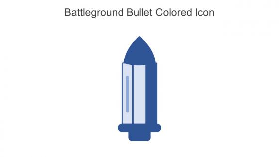 Battleground Bullet Colored Icon In Powerpoint Pptx Png And Editable Eps Format