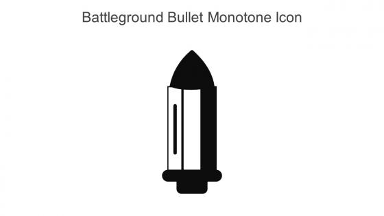Battleground Bullet Monotone Icon In Powerpoint Pptx Png And Editable Eps Format