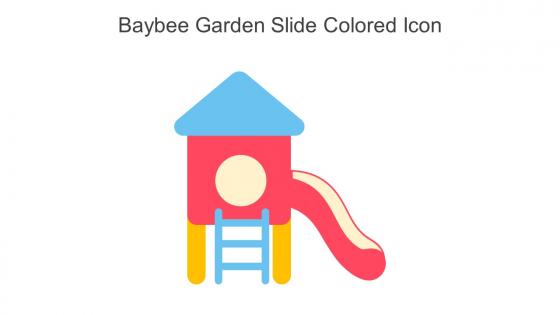 Baybee Garden Slide Colored Icon In Powerpoint Pptx Png And Editable Eps Format