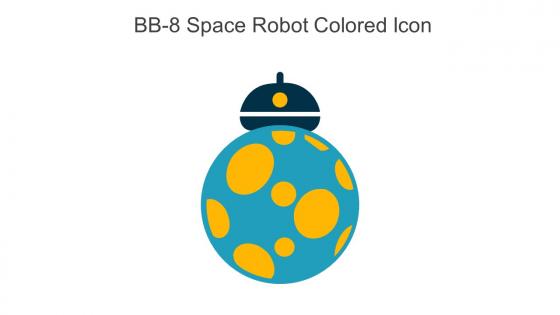 BB 8 Space Robot Colored Icon In Powerpoint Pptx Png And Editable Eps Format