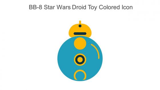 BB 8 Star Wars Droid Toy Colored Icon In Powerpoint Pptx Png And Editable Eps Format