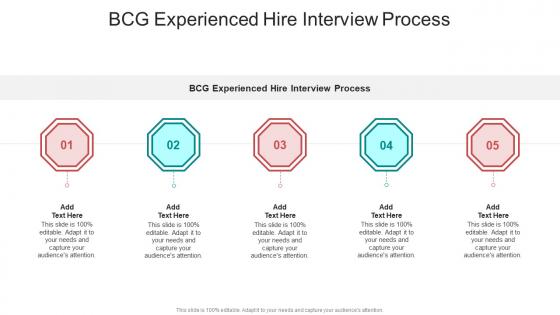Bcg Experienced Hire Interview Process In Powerpoint And Google Slides Cpb