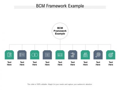 Bcm framework example ppt powerpoint presentation icon example file cpb
