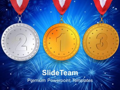 Be the number one in race of business powerpoint templates ppt themes and graphics 0713