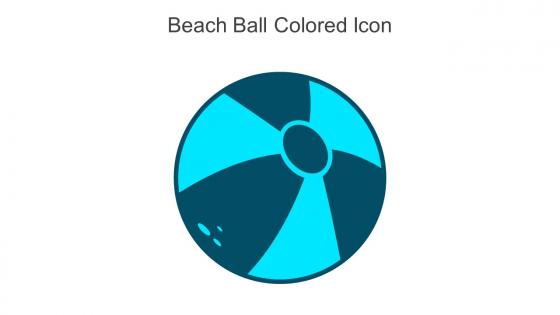 Beach Ball Colored Icon In Powerpoint Pptx Png And Editable Eps Format
