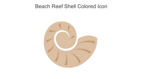 Beach Reef Shell Colored Icon In Powerpoint Pptx Png And Editable Eps Format