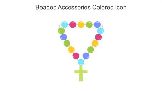 Beaded Accessories Colored Icon In Powerpoint Pptx Png And Editable Eps Format