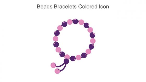 Beads Bracelets Colored Icon In Powerpoint Pptx Png And Editable Eps Format