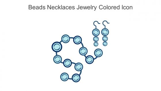 Beads Necklaces Jewelry Colored Icon In Powerpoint Pptx Png And Editable Eps Format