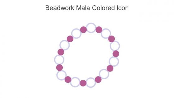Beadwork Mala Colored Icon In Powerpoint Pptx Png And Editable Eps Format