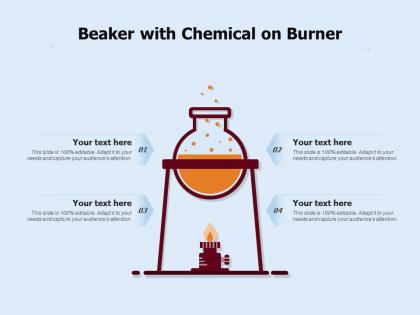 Beaker with chemical on burner
