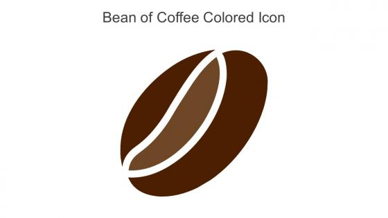 Bean Of Coffee Colored Icon In Powerpoint Pptx Png And Editable Eps Format