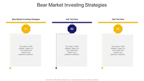 Bear Market Investing Strategies In Powerpoint And Google Slides Cpb