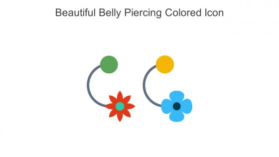 Beautiful Belly Piercing Colored Icon In Powerpoint Pptx Png And Editable Eps Format