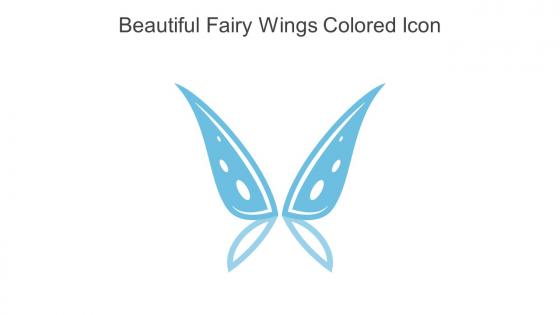 Beautiful Fairy Wings Colored Icon In Powerpoint Pptx Png And Editable Eps Format