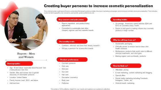 Beauty And Cosmetic Business Creating Buyer Personas To Increase Cosmetic Personalization BP SS