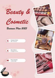 Beauty And Cosmetic Business Plan Pdf Word Document