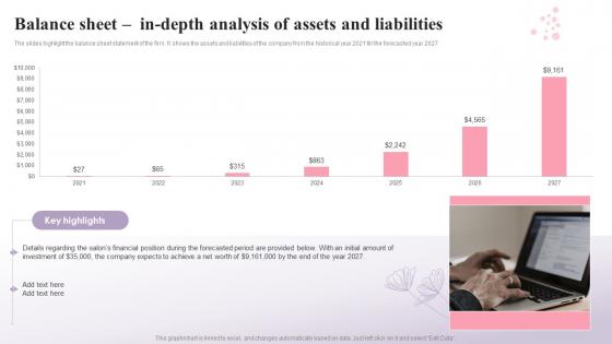Beauty Salon Business Plan Balance Sheet In Depth Analysis Of Assets And Liabilities BP SS