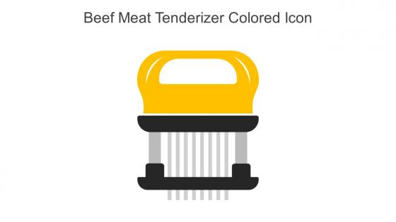 Beef Meat Tenderizer Colored Icon In Powerpoint Pptx Png And Editable Eps Format