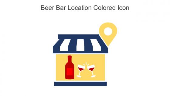 Beer Bar Location Colored Icon In Powerpoint Pptx Png And Editable Eps Format