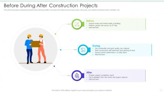 Construction Project - Slide Team