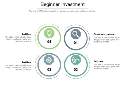Beginner investment ppt powerpoint presentation pictures templates cpb
