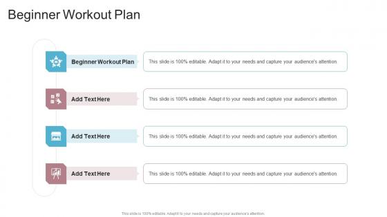 Beginner Workout Plan In Powerpoint And Google Slides Cpb