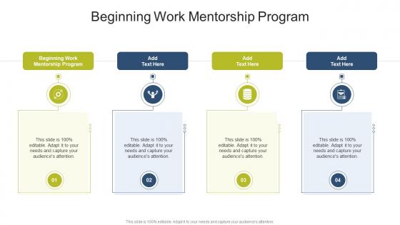 Beginning Work Mentorship Program In Powerpoint And Google Slides Cpb