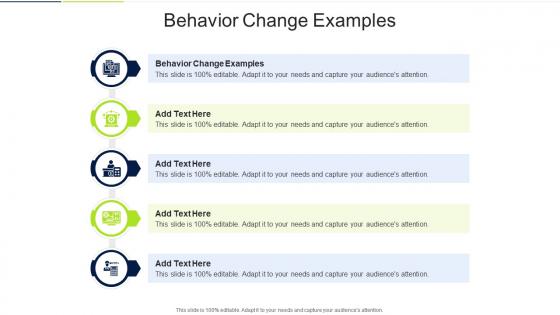 Behavior Change Examples In Powerpoint And Google Slides Cpb