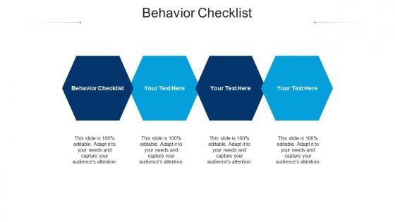 Behavior checklist ppt powerpoint presentation outline example file cpb