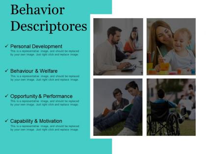 Behavior descriptores powerpoint slides