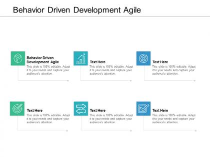 Behavior driven development agile ppt powerpoint presentation portfolio outline cpb