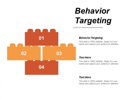 Behavior targeting ppt powerpoint presentation icon graphics cpb