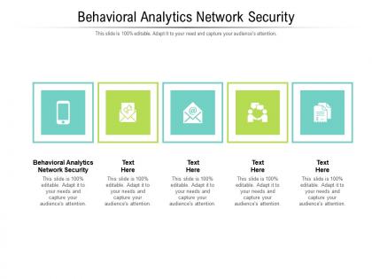 Behavioral analytics network security ppt powerpoint presentation ideas file formats cpb