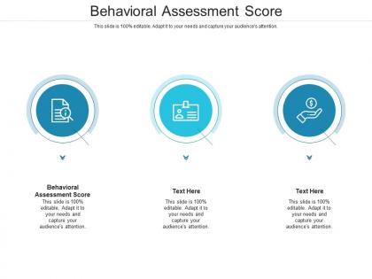Behavioral assessment score ppt powerpoint presentation infographic template portrait cpb