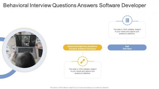 Behavioral Interview Questions Answers Software Developer In Powerpoint And Google Slides Cpb