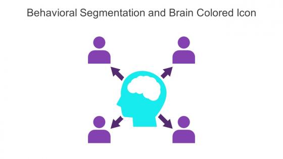 Behavioral Segmentation And Brain Colored Icon In Powerpoint Pptx Png And Editable Eps Format
