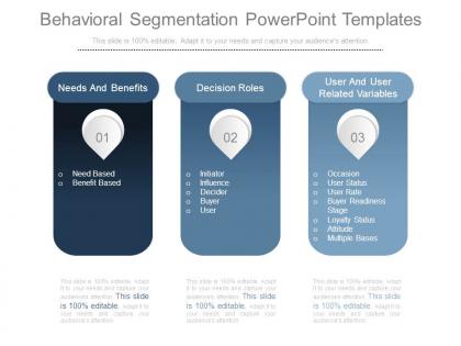 Behavioral segmentation powerpoint templates
