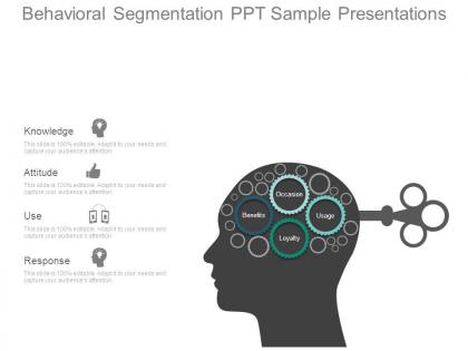 Behavioral segmentation ppt sample presentations