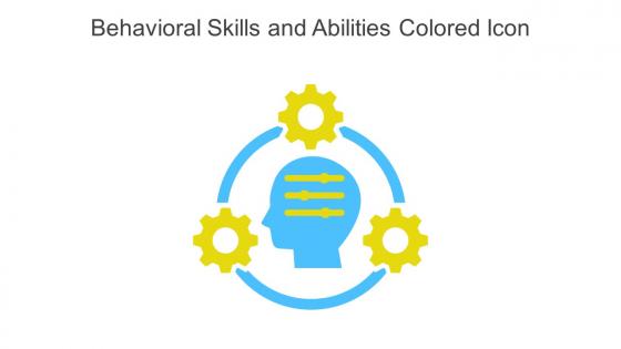 Behavioral Skills And Abilities Colored Icon In Powerpoint Pptx Png And Editable Eps Format